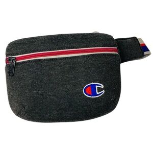 🐳 Champion Charcoal Belt Bag with Red Accents
